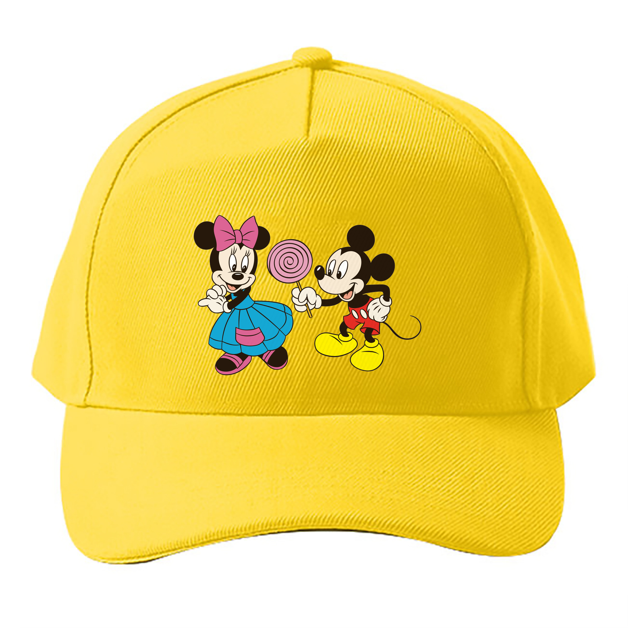 （画像用） ミッキーマウス Mickey Mouse ベースボールキャップ 綿100％ 男女兼用 帽子 スポーツ